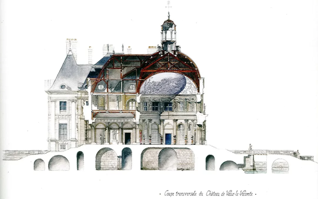 « Les aquarelles de Cyril Bordier » : Vaux-le-Vicomte sous le regard de l’architecte