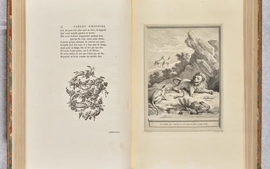 Fables choisies, mises en vers, illustrées par Jean-Baptiste Oudry