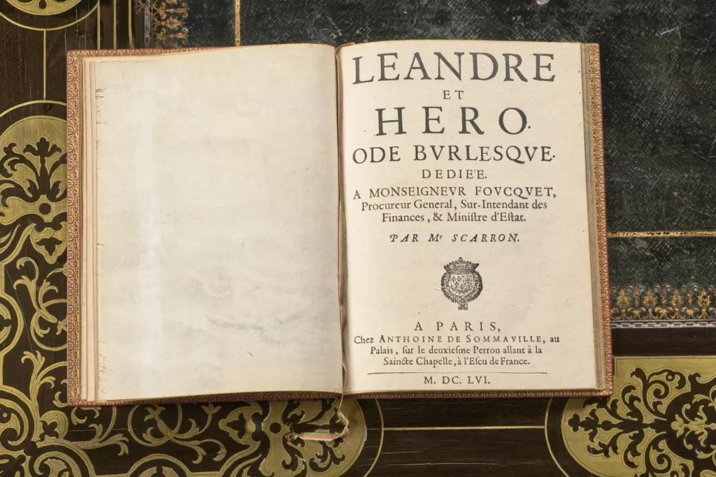 Léandre et Héro, ode burlesque dédiée à Monseigneur Fouquet
