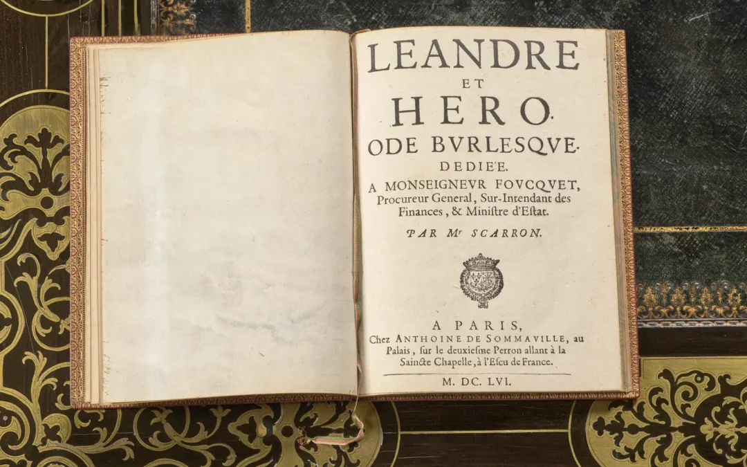 Léandre et Héro, ode burlesque dédiée à Monseigneur Fouquet