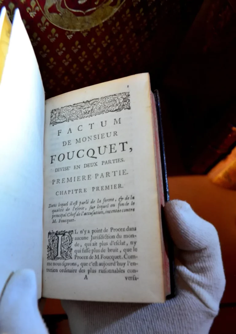 Manuscrits du procès de Nicolas Fouquet