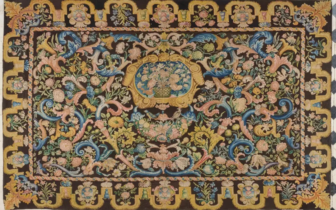 Tapis au point d’époque Louis XIV
